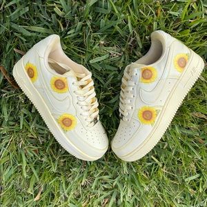 Custom Nike Air Force 1 Sunflower 🌻